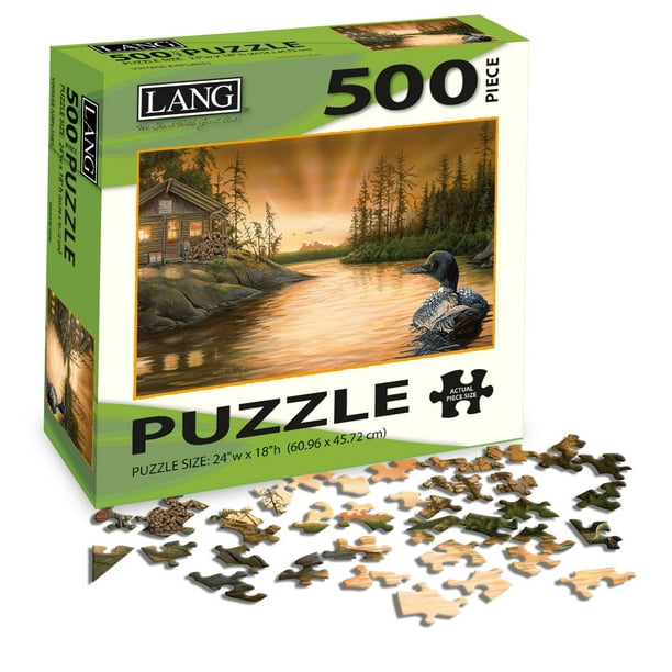 Puzzle 500 Pièces 24"X18"-Cabine sur le Étroit
