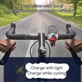 thumbnail image 4 of Rechargeable Solar Bike Light with Bell Rechargeable Led Extra Bright Flashlight Cycling Equipment, 4 of 5