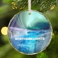 thumbnail image 3 of Christmas Xmas Ornament of Aurora Northern Lights Ornaments for Travel Keepsake 3" Premium Crystal Glass Christmas Ornament Vacation Memory Souvenir Xmas Tree Gift Ornaments, 3 of 3