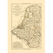 Netherlands - Santini 1794 - 23.00 x 32.43 - Matte Canvas