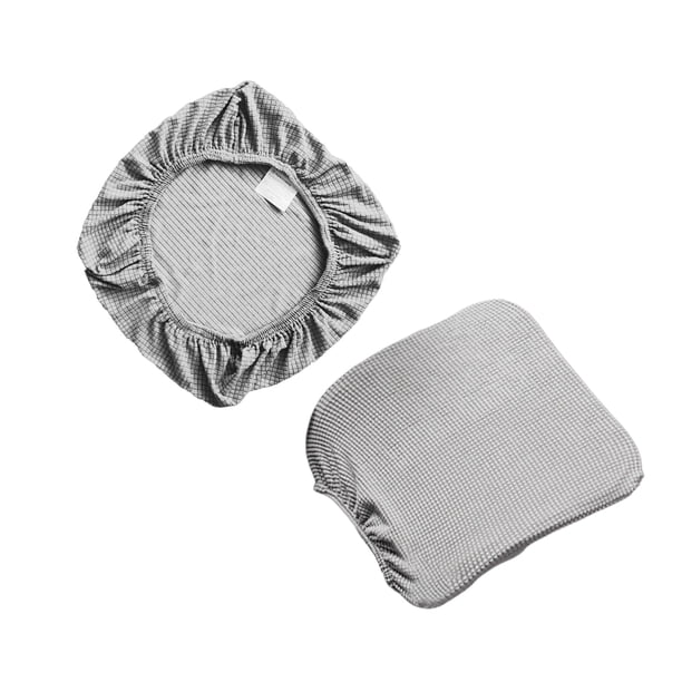 Matsuzay Chair Cover Slipcover Stretch Seat Computer Home Anti-dust Protection Universal Anti-Dirty Solid Ornaments Set Cubiertas para muebles de jardín Gris plateado/Conjunto