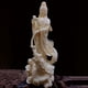 thumbnail image 4 of Estatua de Guan Yin, adorno de escritorio, escultura artesanal tallada, figura de Bodhisattva para centro de mesa de sala de estar, escritorio de, 4 of 8