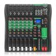 thumbnail image 1 of Mezclador de audio MIZISNR DJ profesional de 6 canales con Bluetooth, 1 of 9