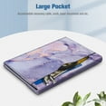 thumbnail image 5 of Fintie Case for Samsung Galaxy Tab A9+ / Tab A9 Plus 11 inch 2023 Model (SM-X210/X216/X218), Multiple Angle Portfolio Business Cover with Pocket Auto Sleep/Wake, Llilac Marble, 5 of 8