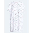 thumbnail image 6 of Joyspun Women's Dreamy Soft Collection Short Sleeve Sleepshirt, Sizes S/M-2X/3X, 6 of 7
