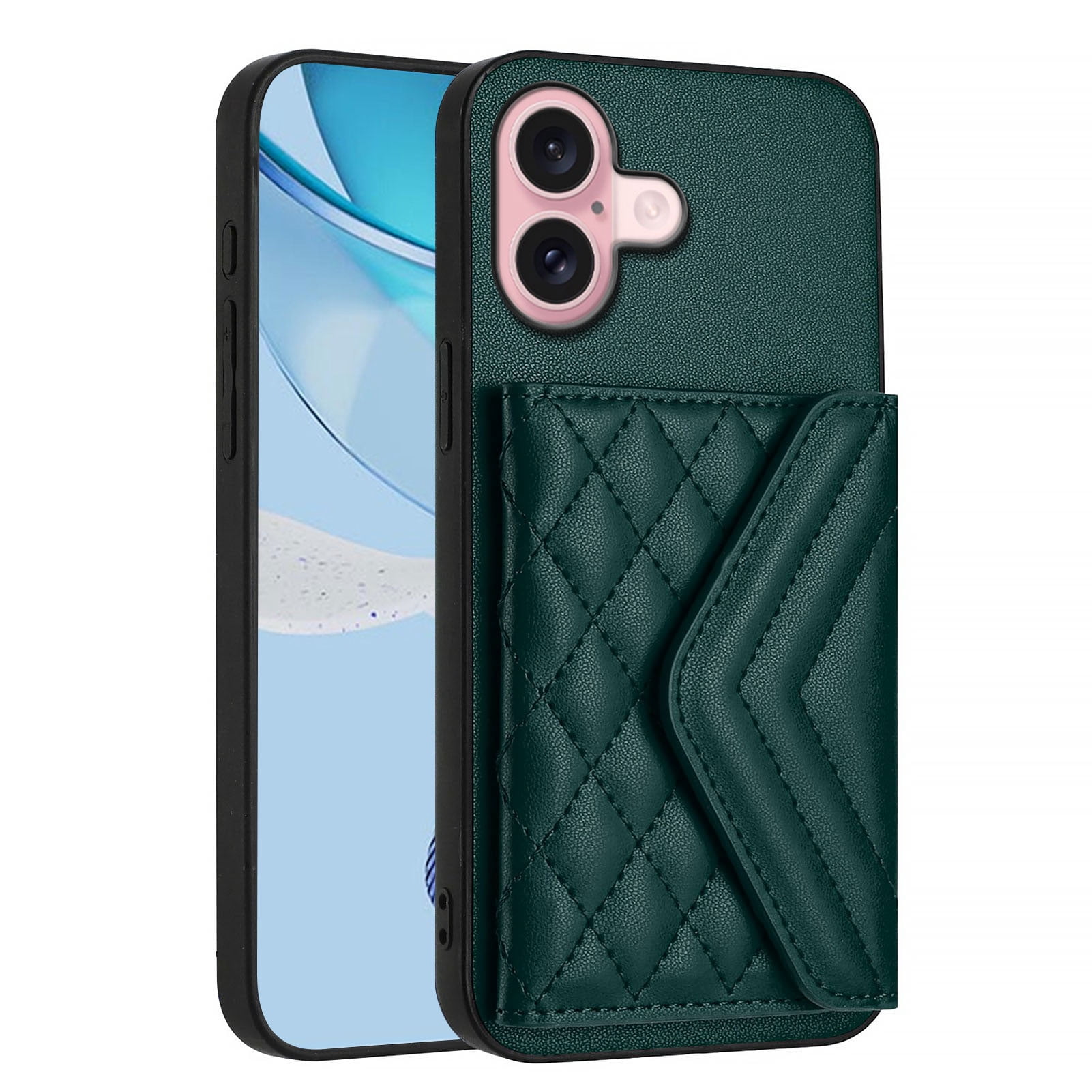 Case for Google Pixel 9A Crossbody wallet cover, with card holder, leather material, equipped with a long shoulder strap, shockproof flip-top phone case