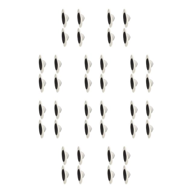 Billuyoard Paquete de 4 poleas adhesivas, caja de almacenamiento de ruedas autoadhesivas de 360 grados, rodillo de de bajo ruido, rueda Type2 NO2 Billuyoard CBP030444