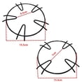 thumbnail image 4 of 2PCS Practical Gas Stove Shelf High Strength Heat Resistance Rustproof Wok Support Lightweight Stable Kitchen Stove Support Type 2, 4 of 8