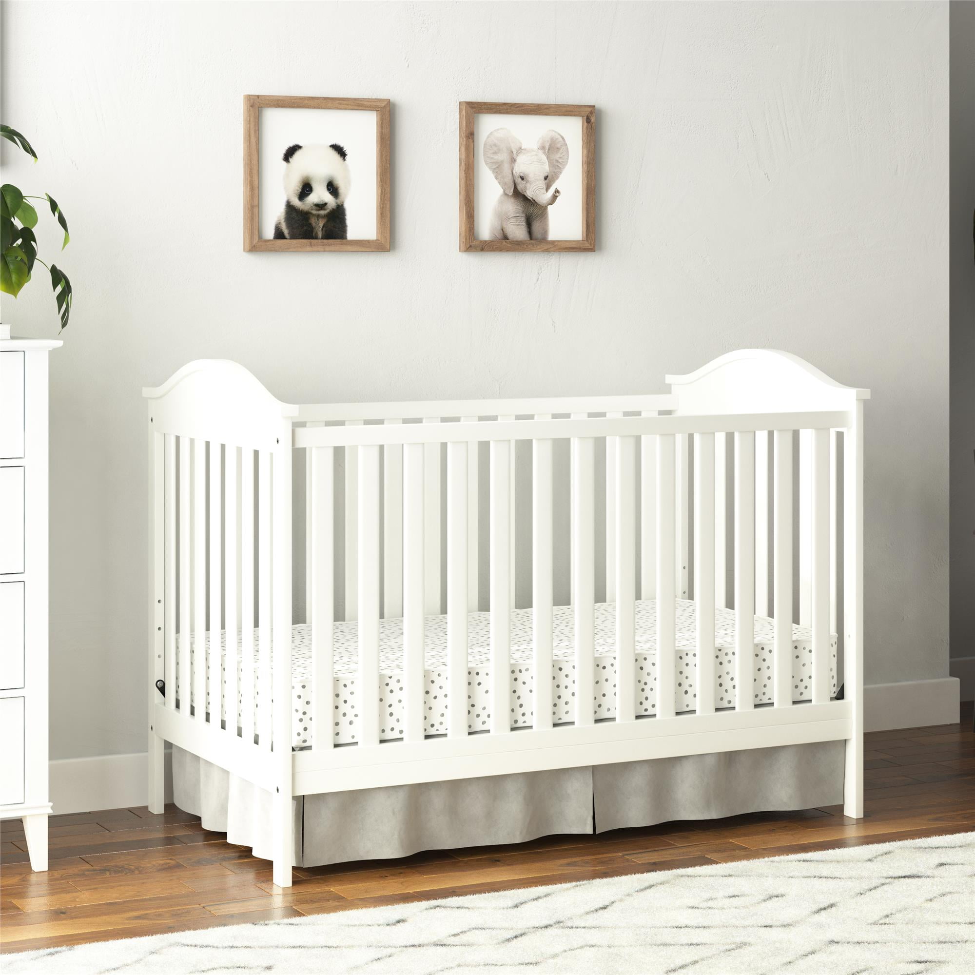 Baby Relax Adele 3 In 1 Convertible, Gray Baby Crib And Dresser