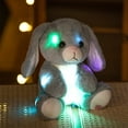 thumbnail image 5 of Meggemo Gift Color-Changing Glowing Alpaca & Rabbit Stuffed Toys - Cute Light-Up Plushies, Festive Gift for Birthdays, Holidays & Home Decor, 5 of 7