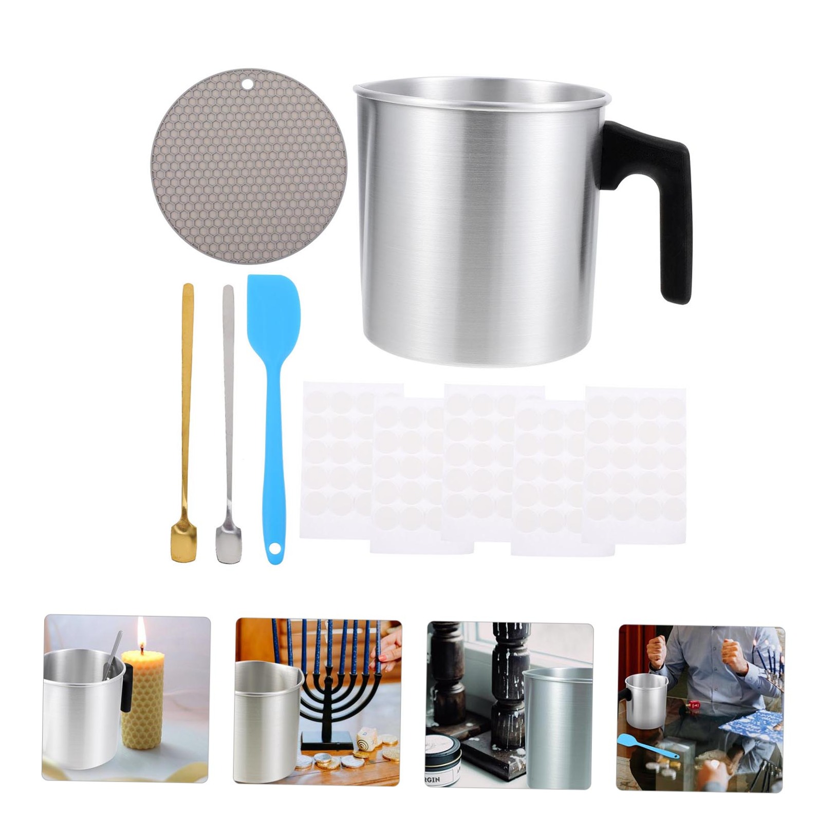 UPKOCH 1Set Candle Making Supplies with Easy Use DIY Candle Tool Set