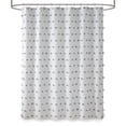 thumbnail image 1 of Madison Park Sophie Rideau de Douche en Polyester à Clip Gris/blanc, 1 of 5