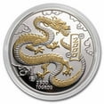 thumbnail image 3 of 2000 Mongolia Silver 5 oz 2500 Tugrik Dragon Proof, 3 of 4