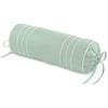 OLDCanopy Piping Stripe Bolster Pillow, Sea Glass Green