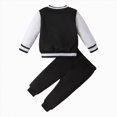 thumbnail image 4 of Gibobby Toddler Boy Clothes Baby Boy Outfit Kids School Casual Pullover Sweatshirt Pants Fall Winter Clothes for 6 18 24 Months 2T 3T 4T 5T 6T Boys(2-3 Years,Black), 4 of 6