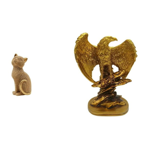 Figura de escritorio,Estatua de gato,linda decoración para estante o escritorio,Escultura,Estatua de resina,figura decorativa para el hogar,Esculturas de animales,decoraciones coleccionables