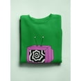 thumbnail image 3 of Hypnotic Toon Style Tv Sweatshirt Women -Image by Shutterstock, Female Medium, 3 of 4