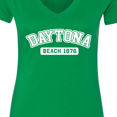 thumbnail image 4 of Inktastic Daytona Beach 1876 Women's V-Neck T-Shirt, 4 of 5