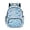 Blue - Cute Shark, variant on Dinosaur Print School Backpack for Elementary Middle School Students, Multi Compartment Spacious Bookbag with Side Mesh Pockets for Books Snacks Daily Use