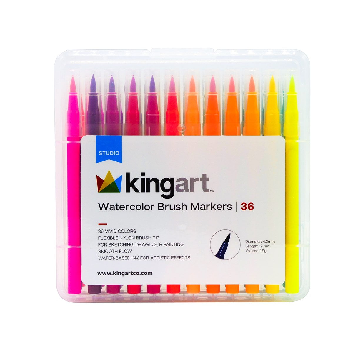 kingart brush pens 24