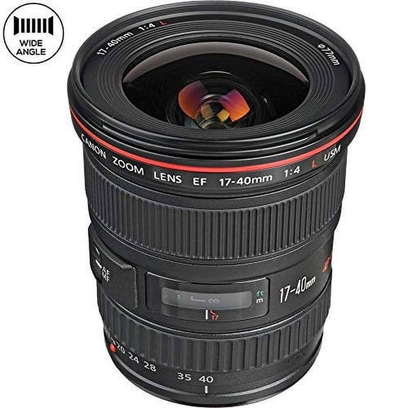 Restored Canon EF 17-40mm F/4 L USM Lens 8806A002 - (Refurbished)