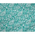 thumbnail image 5 of oneOone Polyester Spandex Turquoise Green Fabric Paisleys Craft Projects Decor Fabric Printed By The Yard 56 Inch Wide-U8, 5 of 5