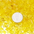 thumbnail image 3 of 1 Pound Fire Glass Stone, 3-6mm Reflective Fire Pit Glass Rock for Fireplace, Yellow, 3 of 6