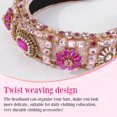 thumbnail image 4 of Diademas con diamantes de imitación para mujeres y niñas, accesorios retro para el cabello., 4 of 5