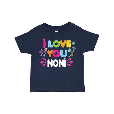 

Inktastic I Love You Noni with Flowers Gift Toddler Toddler Girl T-Shirt