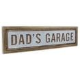 thumbnail image 2 of 39.25" Brown and Silver "DAD'S GARAGE" Rectangular Wall Sign, 2 of 4