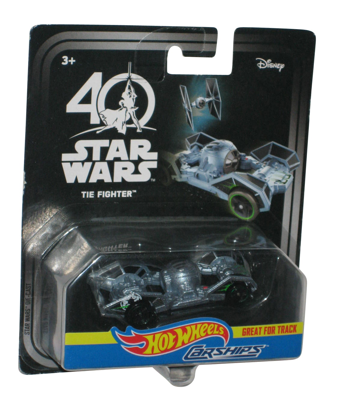 Disney Hot Wheels Star Wars Starships 40th Anniversary Tie Fighter Sealed NEW 