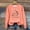 Orange, variant on Tetras Women 2024 Fall Top,Women's Casual Long Sleeve Sweatshirt,Crewneck Vacation Christmas Printing Cute Loose Tops