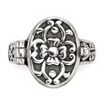 thumbnail image 4 of 925 Sterling Silver Vintage Oval Locket Ring, 4 of 10