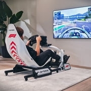 Playseat® Formula Instinct F1® Edition Racing Simulator Cockpit with X-Adapt™ Adjustment, White