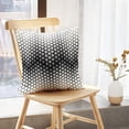 thumbnail image 5 of LALILO Throw Pillow Covers Geometric Black And White Art Halftone Cushion Cover 18" x 18", 2 Pack, 5 of 6