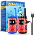 thumbnail image 1 of Walkie Talkies ComedyFun Spider recargable, paquete de 2 unidades para niños, 1 of 1
