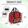 thumbnail image 6 of ZIATUBLE Christmas Trees Organizer Bag Snowflakes Sewing Tool Organizer Reusable Sewing Machine Cases and Bags Washable Sewing Machine Cabinets and Storage Organizer Home Decor, 6 of 7