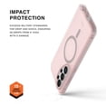 thumbnail image 3 of UAG Samsung Galaxy S26 Ultra Case 6.9" Dot - Magnetic Charging Compatible Transparent Rugged Military Drop Tested Protective Cover, Rose, 3 of 9