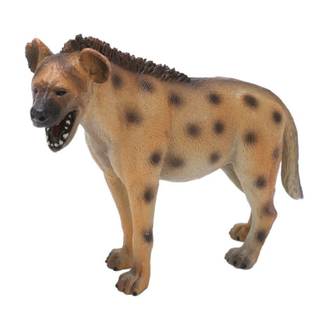 Hyena Figure, Plastic Material Hyena Toy Wild Style Vivid Details For