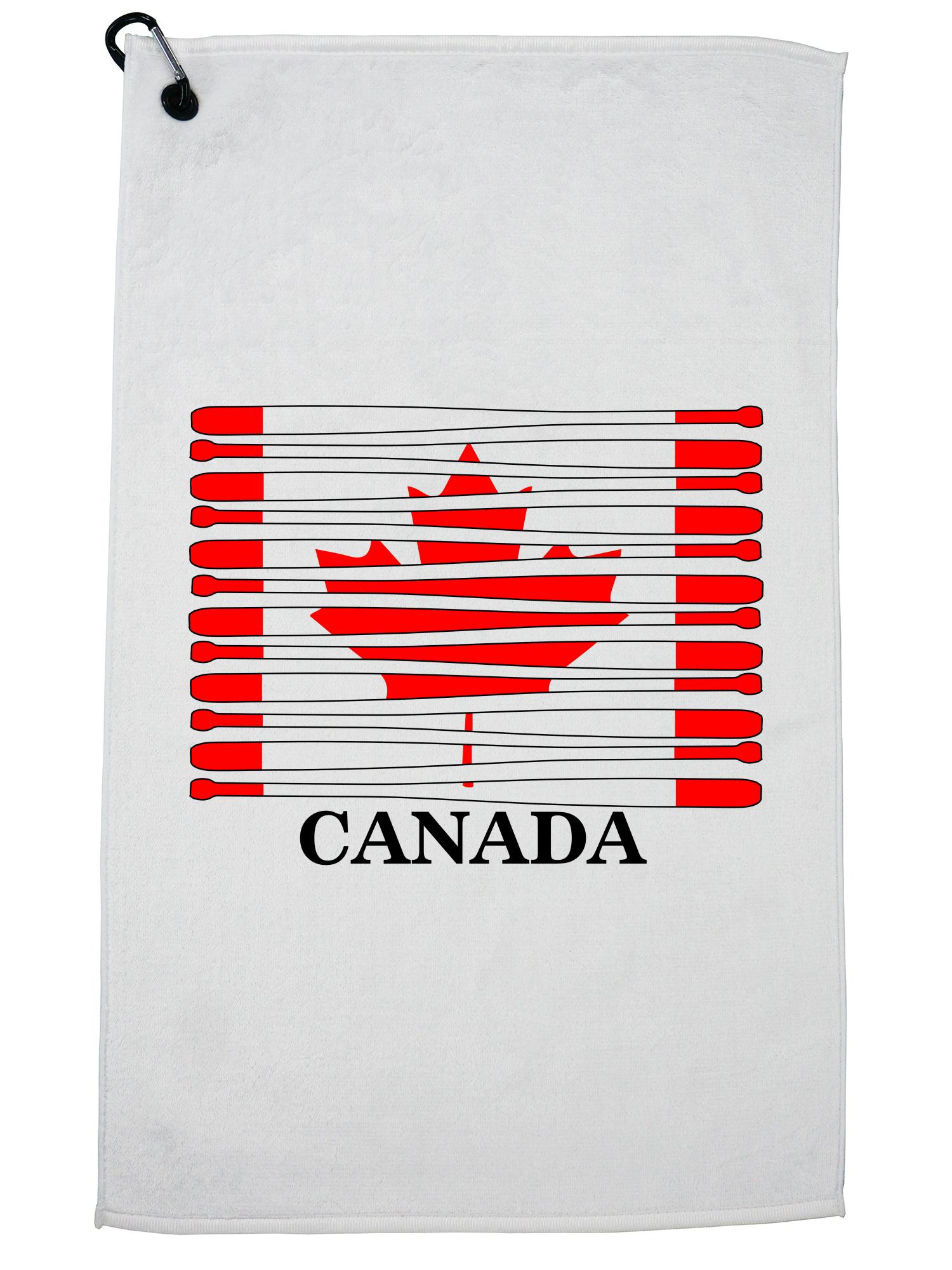 Canada Baseball Classic World Vintage Bats Flag Golf Towel with