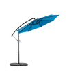 thumbnail image 3 of Leumius 10ft Outdoor Patio Umbrella,Outdoor Offset Cantilever Umbrella with 8 Sturdy Ribs and Easy Tilt Adjustment,Patio Market Umbrella for Pool Deck Porch Backyard Garden,Dark Blue(No Base), 3 of 12