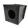 thumbnail image 2 of Cama para gatos Perfecl cubo refugio plegable cueva fieltro gris, 2 of 8