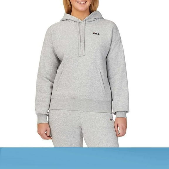 Fila Women's Fleece Pullover Hoodie XL Gray