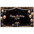 thumbnail image 2 of Birthday Decoration Banner Happy Birthday 12th Party Birthday Banner for Celebration Indoor Decoration Kids Event, 2 of 7