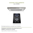 thumbnail image 2 of Parrilla De Gas 2 Quemadores Empotrable AVERA VT2 En Vidrio Templado Estufa de Mesa, 2 of 5
