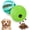 blue+green, variant on Dog Puzzle Toys 2 Pack, Dog Enrichment Toys for Large Dogs & Small Dogs, Puppy Balls for Treat Dispensing, Durable Balls for Teeth Cleaning/IQ Training/Chewing blue+green,3.14inch+2.75inch