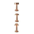 thumbnail image 2 of Barbell Shaped Bar Lamp Retro Design Touch Switch LED Rechargeable Bar Night Light for Night Clubs Parties Rose Gold C Style, 2 of 3