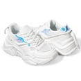 thumbnail image 5 of LUCKY STEP Fashion Colorblock Chunky Sneakers Retro Dad Walking Shoes,White,Womens, 5 of 5