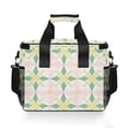 thumbnail image 7 of FORMRS Insulated Cooler Bag 24 Cans Capacity Soft Leakproof Lunch Box with Side Pockets, Retro Yellow Stars, 7 of 7