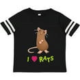 thumbnail image 3 of Inktastic I Love Rats Boys or Girls Toddler T-Shirt, 3 of 5
